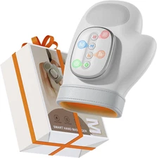 Hand Massager with Heat Compression Relief, 3 Massage 4 Temperatures 5 Compressi