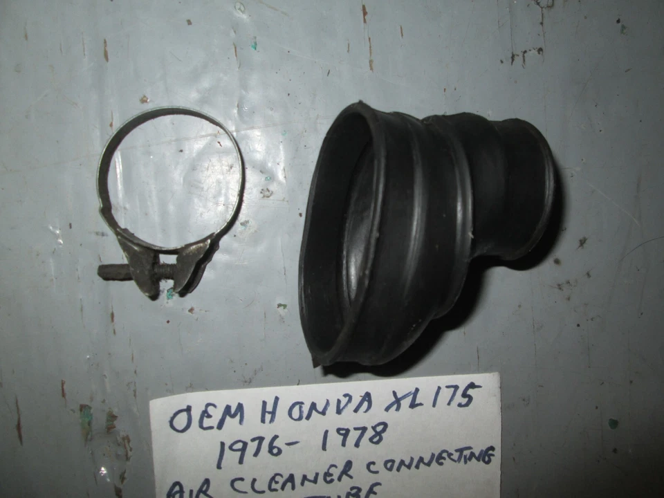 TUBO DE CONEXIÓN FILTRO DE AIRE VINTAGE 1977-78 XL175 17222-391-670, BUENO Foto 3 de 4