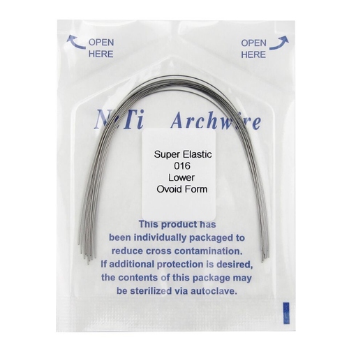 100PCS Dental Orthodontic Arch Wire Niti Round Rectangular Natural Ovoid Form - Picture 23 of 61