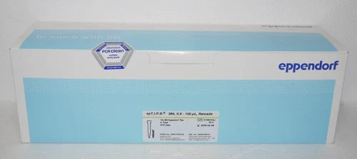 Eppendorf 0030076010 Sealed epT.I.P.S. 0.5-100µL 53mm EXP 2026 3,840 Tips New