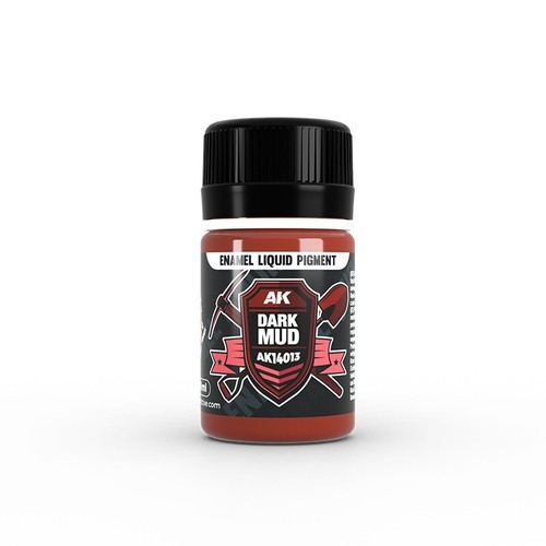 AK Interactive AK14013 DARK MUD – ENAMEL LIQUID PIGMENT – 35ML