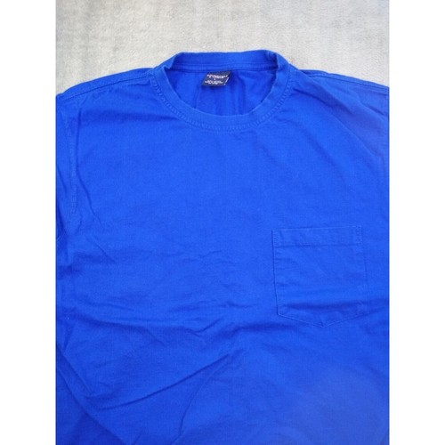 Roundtree & Yorke Shirt Mens Large Blue Short Sleeve Cotton With Pocket... - Picture 4 of 10