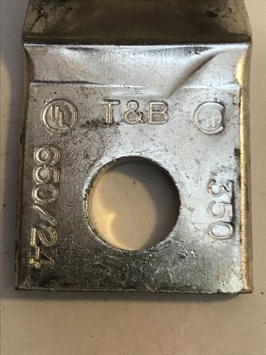 NEW Blackburn CTL35012 & Thomas & Betts 650/24 Red 71 crimp lugs Lot Sale Of 10 - Picture 6 of 7