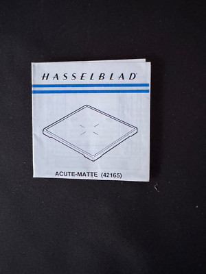 #A1217-Hasselblad Acute-Matte  42165  instructions Anleitung