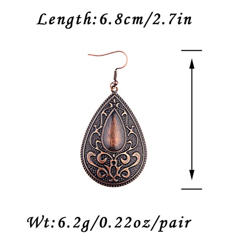 Pendientes colgantes/redondos étnicos redondos multicolor estilo bohemio vintage para mujer - Imagen 33 de 85