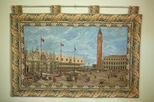 Fabris Giulaian Venezis Saint Mark's Square  Wall Hanging . 50insx 36ins VGC
