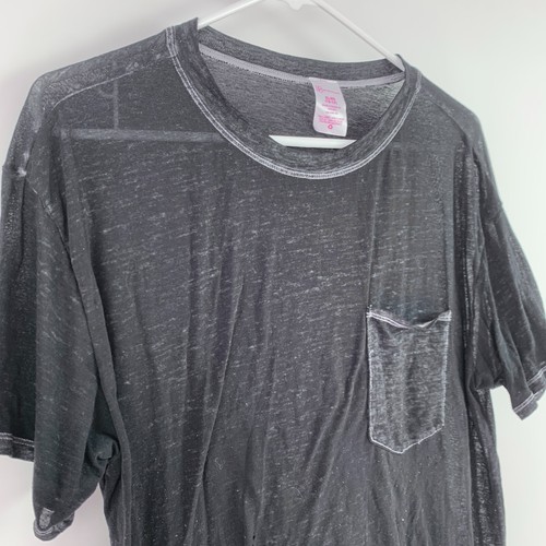 Camiseta No Boundaries Negra Burnout Bolsillo Juniors Talla XL 15-17 - Imagen 2 de 4