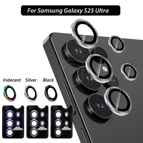 For Samsung Galaxy S25 Ultra Plus Edge Camera Lens Tempered Glass Protector - Picture 14 of 16