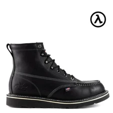 THOROGOOD AMERICAN HERITAGE MIDNIGHT SERIES 6″ BLACK MOC TOE 814-6206 - ALL SIZE