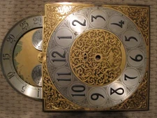 Dial from Herschede Electric Grandfather Clock Used