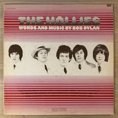 The Hollies: Words And Music By Bob Dylan Epic Records BN 26447 1st Press EX/VG