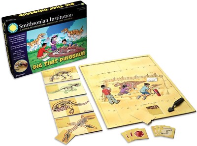 Pressman Smithsonian Dig That Dinosaur Game