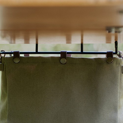 Picnic Table Side Bag Desk Storage Box Beside Organizer Q6G9 - Picture 11 of 12