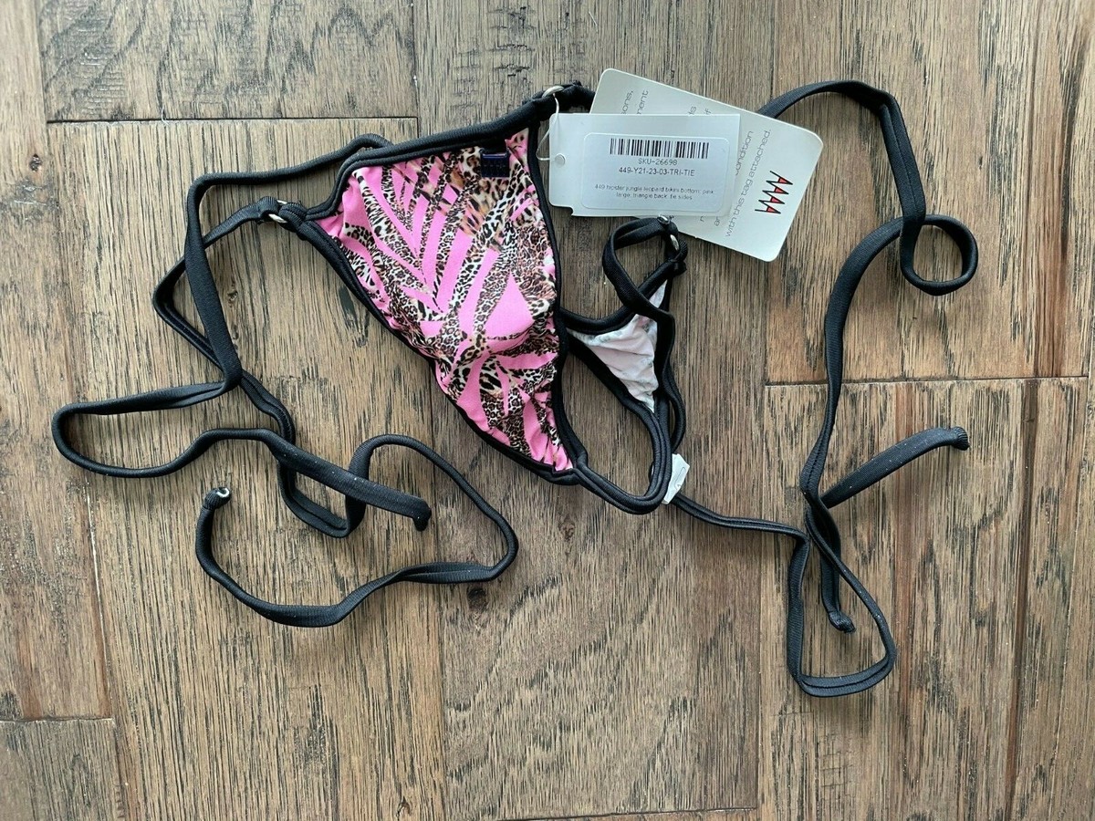 Wicked Weasel 4 pc. bikini set (Jungle Leopard Pink) | eBay