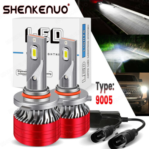 2x 9005 HB3 100W LED Headlight Bulbs Conversion Kit High Beam White Super Bright