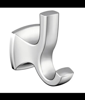 Moen YB5103CH Voss Double Robe Hook in Chrome