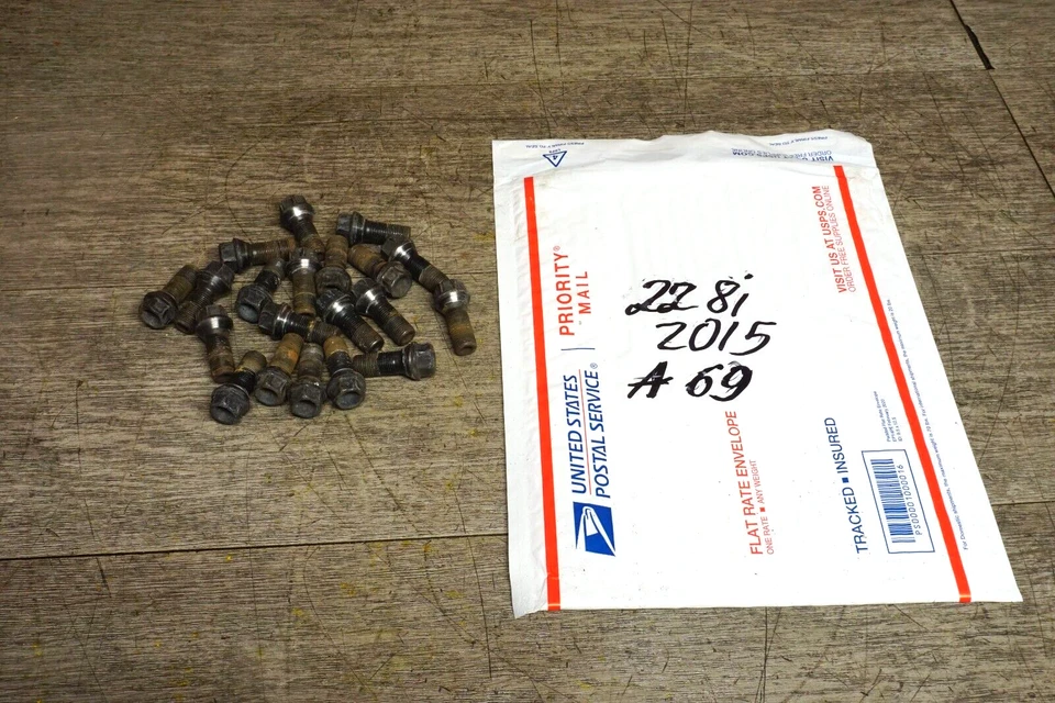 BMW 228I XDRIVE F23 2015-2016 convertible juego de 20 pernos de llanta 76 k OEM* Foto 3 de 4