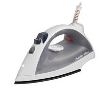 used white Proctor Silex 17135 Non-stick Steam Iron