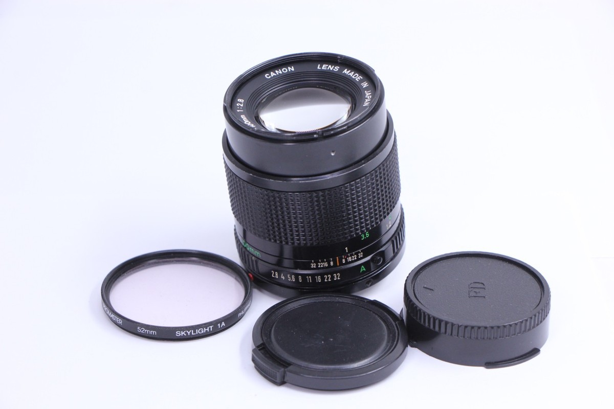 Canon nfd 100mm f2.8 New Fd Lens Japan 100/2.8 Free Shipping US
