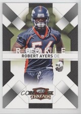 2009 Donruss Threads Rookie Retail Rookies 700/999 Robert Ayers #185 0o9