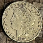 1891 O Morgan Silver Dollar  Nice Circulated Example