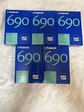 Polaroid 690 Color Instant Film ISO 100 10 Photos Exp 02/2009 Lot of 5