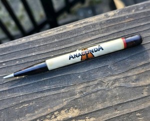 Vintage Redipoint  Advertising Mechanical Pencil Anaconda Mining Lumber Montana