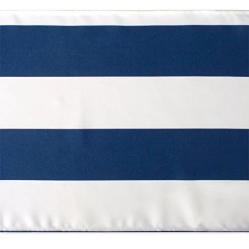 Colección de Mesa Exterior Cabana Stripe, 14 x 72" (Corredor) Azul Náutico Foto 4 de 4