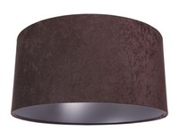 Stilvolle HäNgelampe Aimee Stoff Velours Optik Ø50Cm Schlafzimmer Pendelleuchte