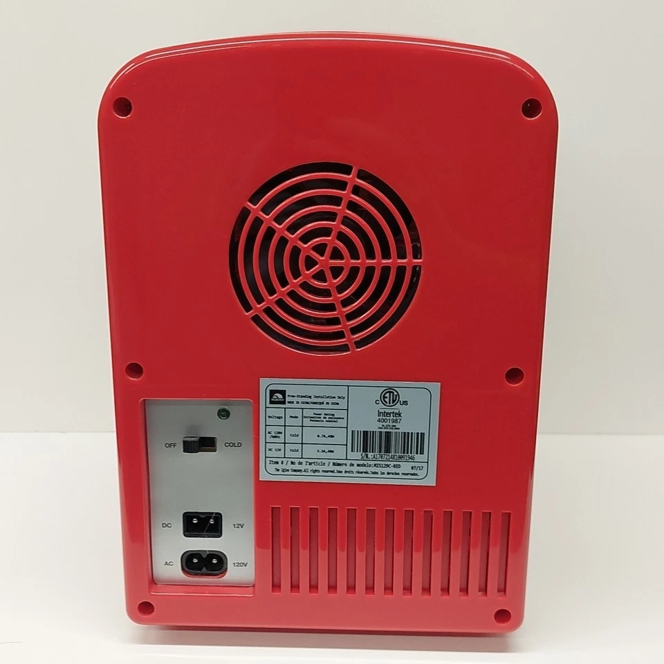 Mini nevera Igloo Retro 6 latas roja probada funcionando Foto 3 de 4