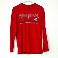 2011 Rose Bowl Game Women's Long Sleeve T-Shirt M Red Pre-Owned