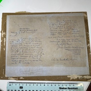 COPY Charles Dickens Writer 2p ALS Autograph Letter 8th June 1870 Gads Hill