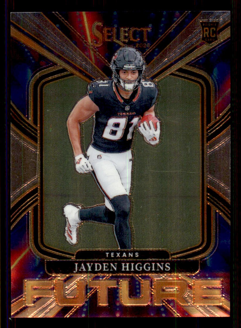 2025 Panini Select #7 Jayden Higgins Select Future Houston Texans