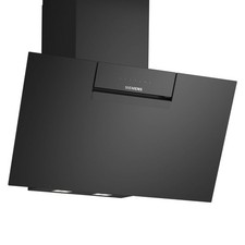 Image of Siemens iQ300 80cm Angled Chimney Hood - Black LC87KFN60B