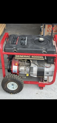 #ad Generac 4000XL Portable Power Generator Red Black Metal Model MPN 4000XL $400.00