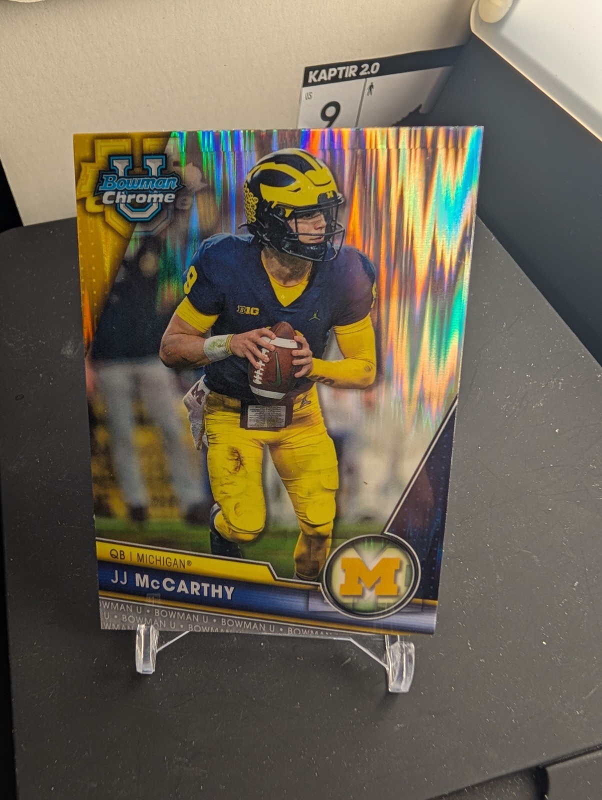 JJ McCarthy Surge 2023 Bowman Chrome U University Michigan