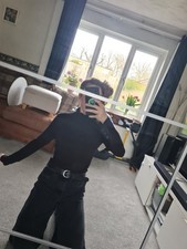 Seraphine M Maternity/ Nursing Long Sleeved Black Top