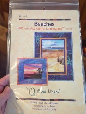 Beaches The Quilted Lizard Quilt Pattern #2 Accidental Landscapes
