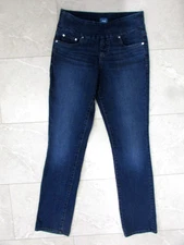 JAG Womens Peri Straight Jeans Size 4 Inseam 33" Pull On Stretch
