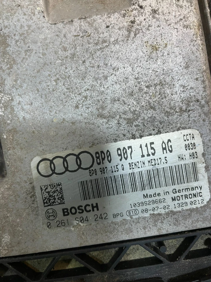 Computadora de motor Audi A3 2009 ecu pcm ecm pcu fabricante de equipos originales t2735 DG Foto 4 de 4