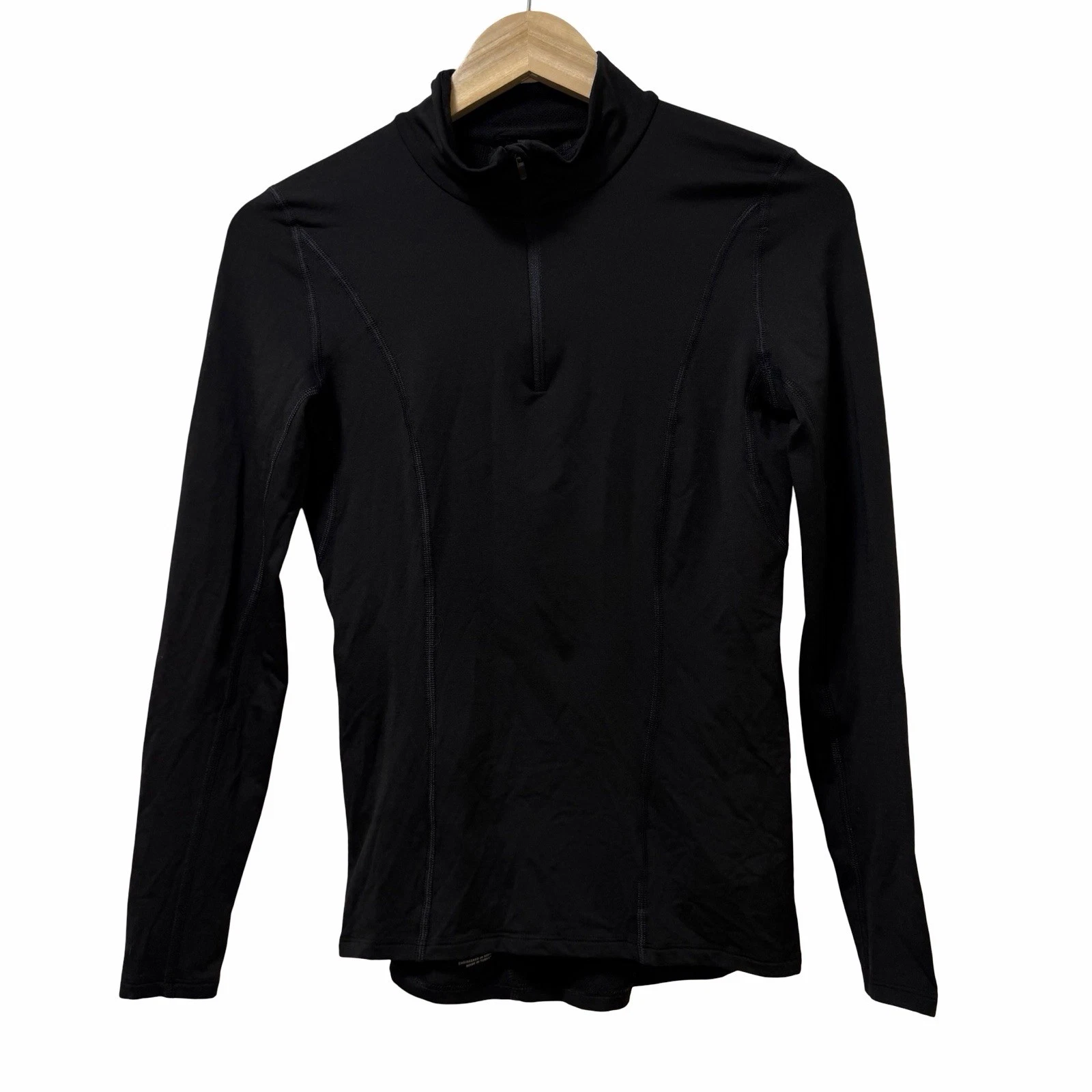 GORE Womens Thermo Long Sleeve Base Layer Top Size S Black Outdoor Thermal Layer