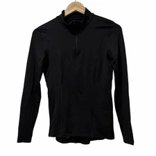 GORE Womens Thermo Long Sleeve Base Layer Top Size S Black Outdoor Thermal Layer