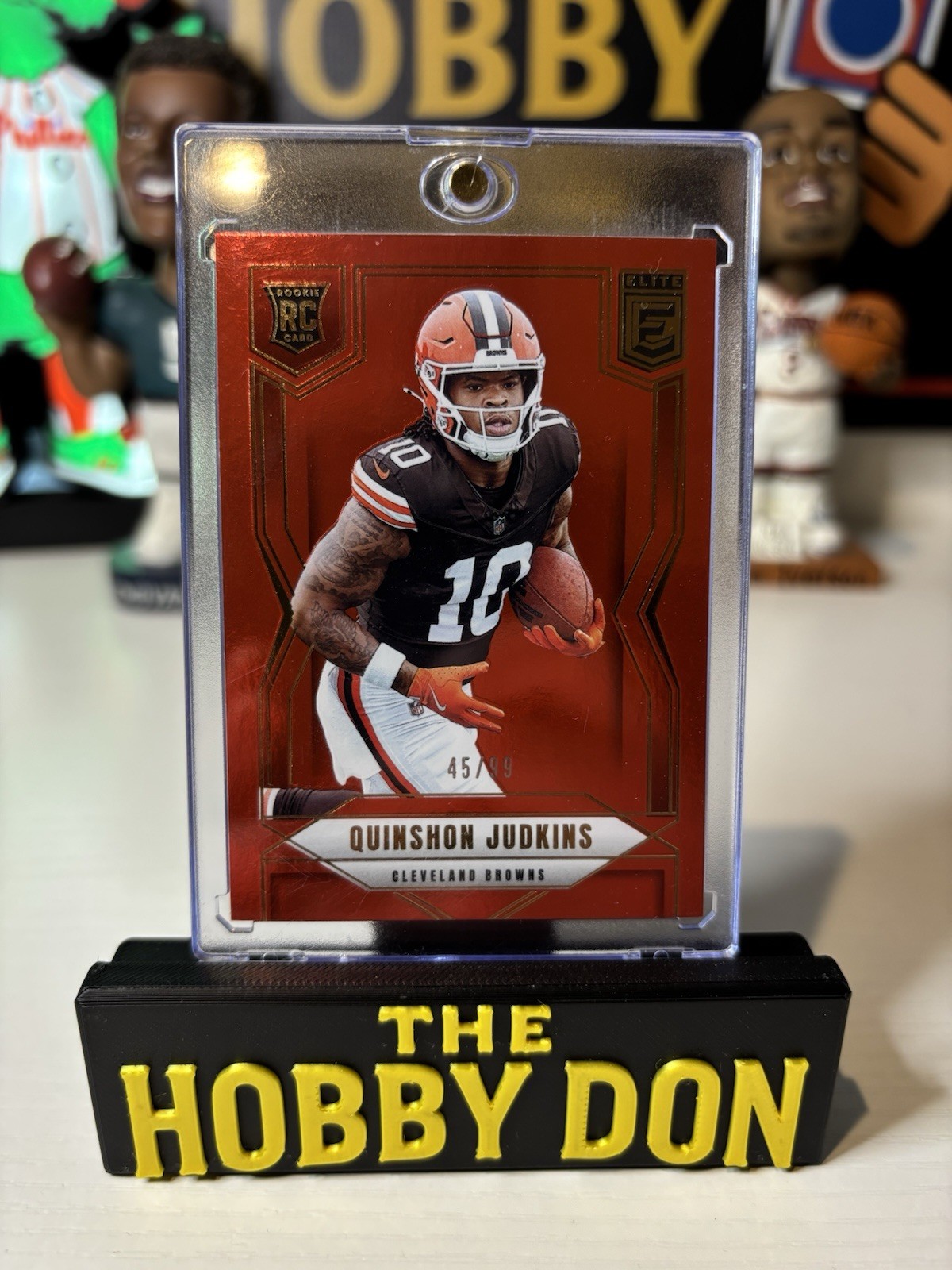 2025 Panini Donruss Elite - Rookies Quinshon Judkins #121 Red /99 (RC)