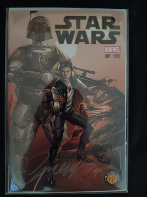 #ad STAR WARS #1 THE CARGO HOLD EXCLUSIVE J SCOTT CAMPBELL SIGNED $40.00