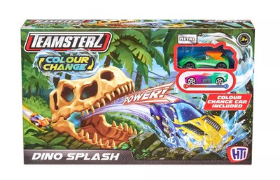 5050841755213 Teamsterz wyrzutnia czaszka dino + 1 auto colour change TEAMSTERZ
