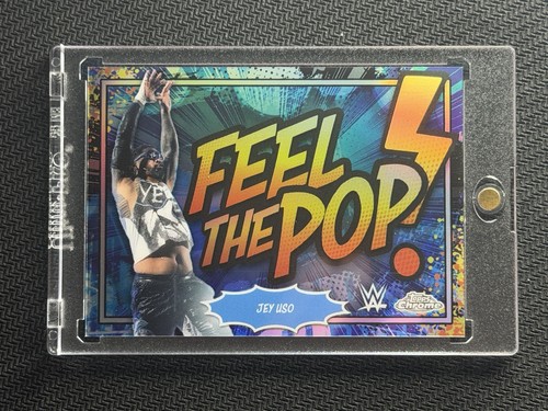 Jey Uso #FTP-JU 2025 Topps Chrome WWE Feel the Pop card