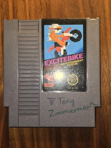 Nintendo Entertainment Sysytem "Exicte Bike" Video Game Cartridge
