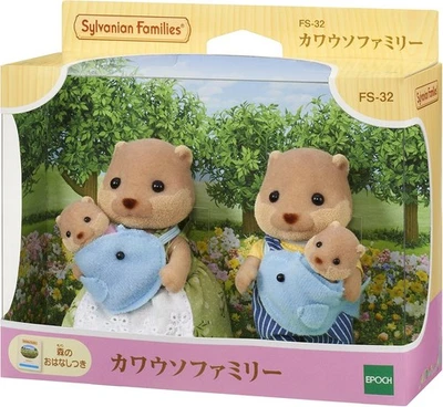 Sylvanian Families Otter family Japan Epoch Calico Critters FS-32