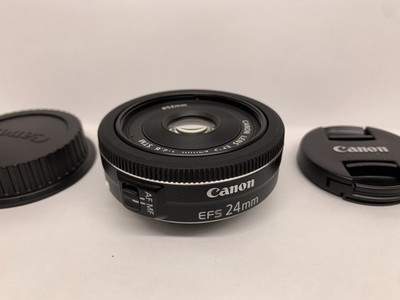 Canon EF-S 24mm f/2,8 STM   Pancake Objektiv   Autofokus   Ø52mm   TOP Zustand