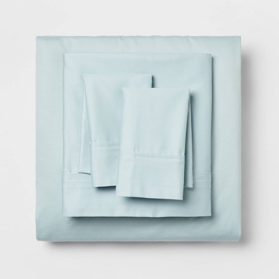 Threshold 400 Thread Count Cotton Sateen 4-Piece Sheet Set Luxurious